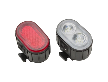 Мигалка силікон фара + стоп на батарейці