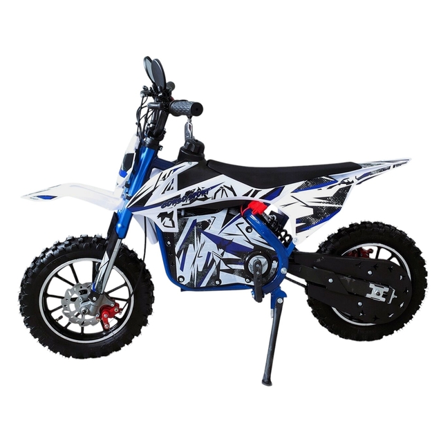 Електропітбайк Corso SE-557036 двигун 1000W, акумулятор 48V12Ah свинцево-кислотний, синій, колеса 14" фото westvelo.com