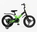 Дитячий велосипед 16 MG Corso «MONTI» MT-16500, магнієва рама, чорно-салатовий фото westvelo.com