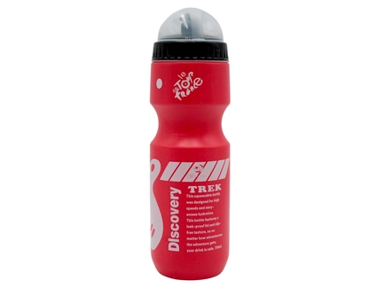 Фляга 750ml Discovery (TREK) пластмасова, червоно-білий