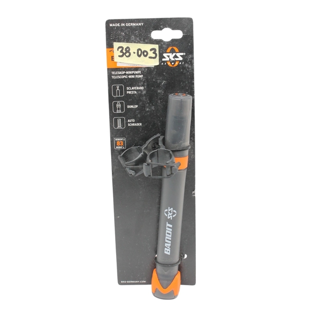 Насос вело SKS BANDIT transparent (AV/FV/DV) фото westvelo.com