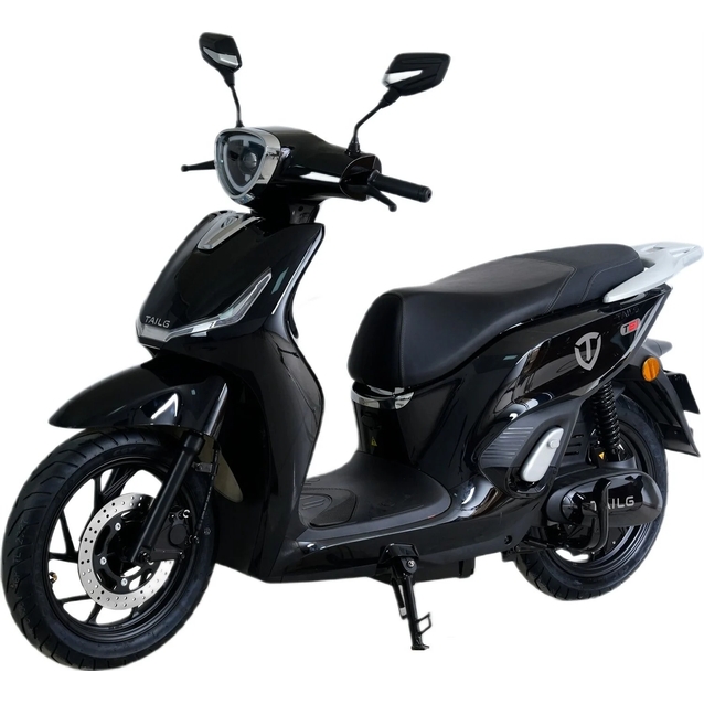 Електроскутер Tailg «T-61» GR-302, двигун 2500W, акумулятор 72V 38Ah графеновий, чорний, колеса 14" фото westvelo.com