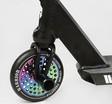 Самокат трюковий Best Scooter «WARRIOR» Т-60738 чорно-червоний, HIC-система, пеги, AL диск та дека, колеса PU Ø120mm, ширина керма - 58 см фото westvelo.com