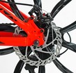 Велосипед 26 AL Corso «SPIDER» SP-26800 алюміній 13", (к-т SHIMANO) чорно-червоний, литі диски