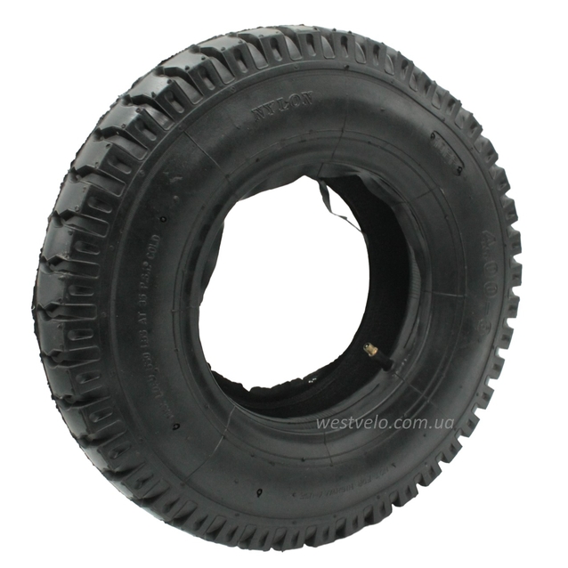 Покришка "8" 4.00-8  (10PR) TAIWAN QUALITY + камера Super фото westvelo.com