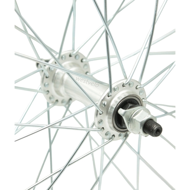 Колесо 20 перед, обід 2-ний чорний, втулка AL на промах фото westvelo.com