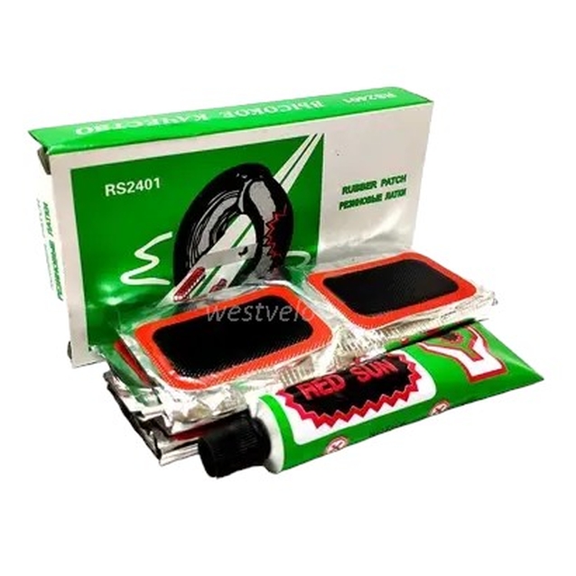 Латки + клей RS 24 прямокутні (RS2401) фото westvelo.com