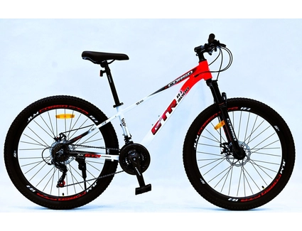 Велосипед 26 AL Corso «GTR-3000» GT-68095 алюміній 13", (к-т SHIMANO) біло-червоний