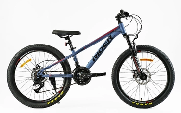 Велосипед 24 ST Corso «RIDER» RD-24690 сталь 11", (к-т LTWOO-A2) блакитний