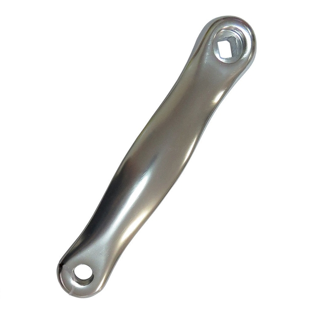 Шатун лівий мтв алюміній нікель на квадрат L-170мм. фото westvelo.com