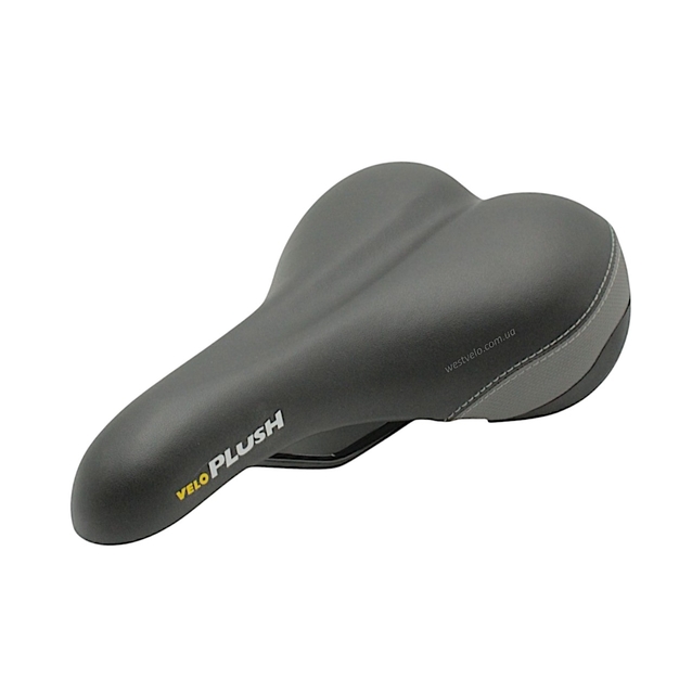 Сідло мтв на глагол Velo plush VL-3126, чорно-сіре SENSO