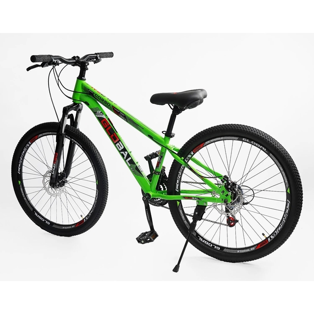 Велосипед 26 ST Corso «GLOBAL» GL-26097 сталь 13", (к-т Saiguan) салатовий фото westvelo.com