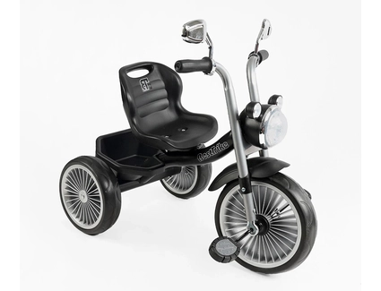 Дитячий велосипед 3-х колісний EVA (піна) Best Trike колеса 10-8, BS-67800 чорний, сталева рама, УКР. ОЗВУЧУВАННЯ, кошик