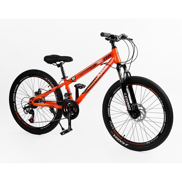 Велосипед 24 ST Corso «PRIMARY» PR-24800 сталь 11", (к-т Saiguan) помаранчевий фото westvelo.com