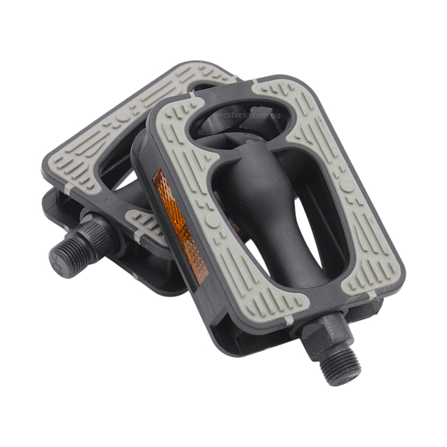 Педалі пластик FPD-247 чорно-сірі (Тайвань) фото westvelo.com