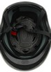 Мото шолом, відкритий "DAVID" D307, чорний глянцевий, регулятор розміру з червоним катафотом (мото/вело/самокат) (ABS) фото westvelo.com