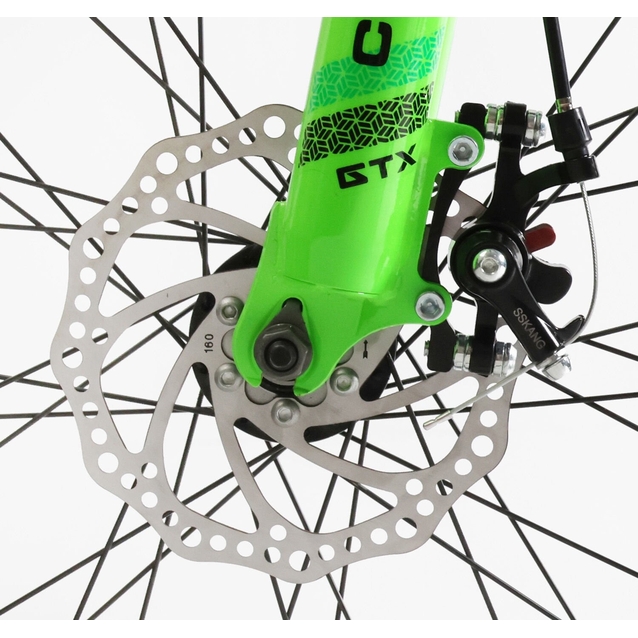 Велосипед 24 ST Corso «STARK» SK-24062 сталь 12", (к-т Saiguan) чорно-салатовий фото westvelo.com