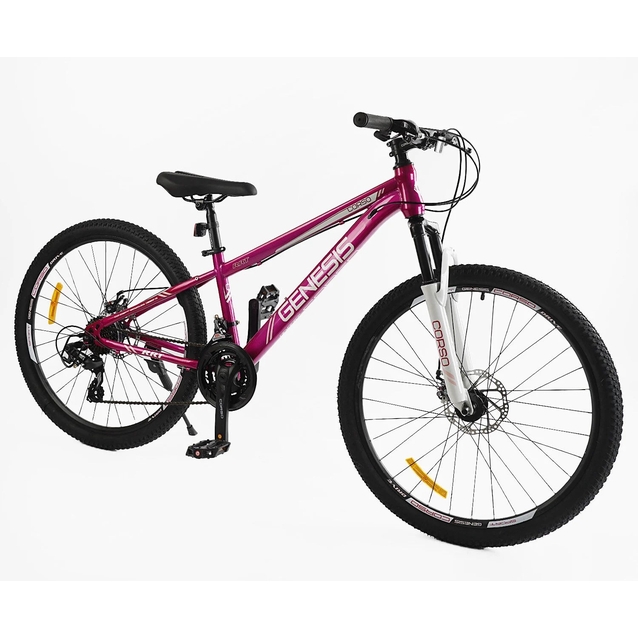 Велосипед 26 ST Corso «GENESIS» T-26996 сталь 13", (к-т Saiguan) рожевий фото westvelo.com