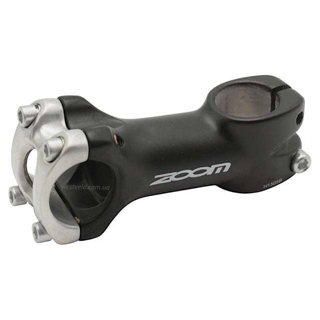 Винос руля на безрізьбову вилку ZOOM TDS-D507B-8 (H1505B), Ø28.6-Ø31.8. L-90мм. чорно-сірий