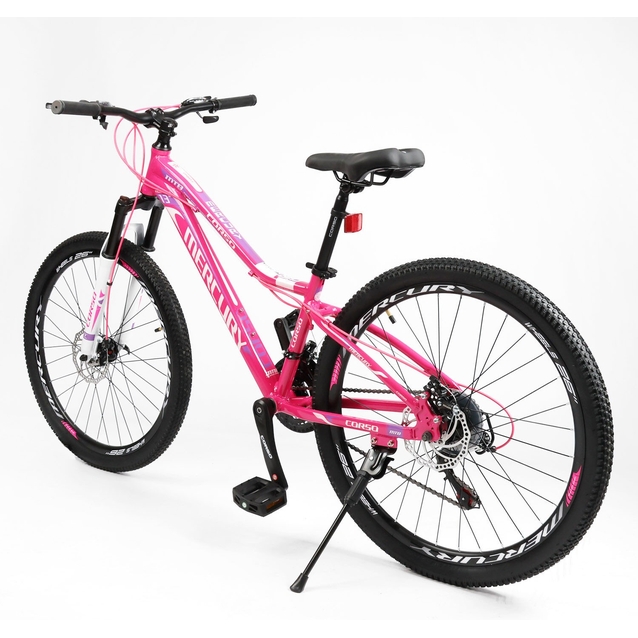 Велосипед 26 AL Corso «MERCURY» MR-26579 алюміній 13", (к-т SHIMANO) рожевий фото westvelo.com