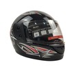 Мото шолом, закритий (L 59-60) BLD, чорний (зірка), глянець (825) фото westvelo.com