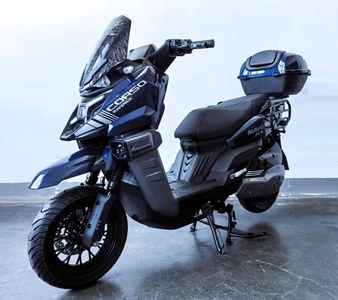 Електроскутер Corso «MAVERICK RS» MR-603456, двигун 2999W, акумулятор 72V/50Ah літій-залізо-фосфатний, синій, колеса 12"