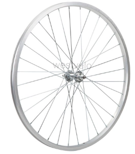 Колесо 28-29 перед, обід AL 1-ний сірий, втулка ST. на віночках