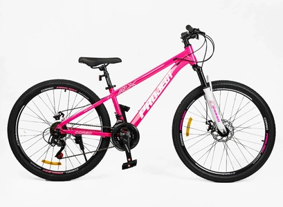 Велосипед 26 AL Corso «PROJECT»  RJ-26218 алюміній 13", (к-т SunRun) рожевий