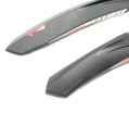 Крила пластик 24-26 кріпл. труба сідла, широкі, чорні (стрілка) фото westvelo.com