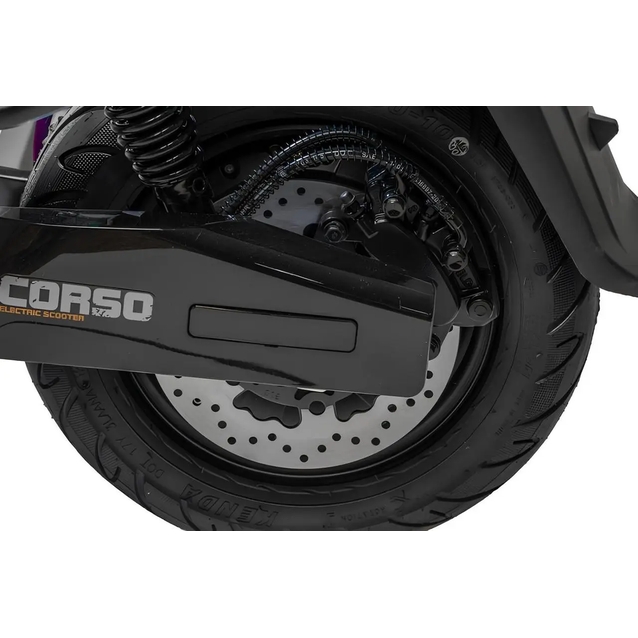 Електроскутер Corso «BULLET» BT-926345, двигун 2500W, акумулятор 72V 40Ah літій-залізо-фосфатний, сірий, колеса 12" фото westvelo.com