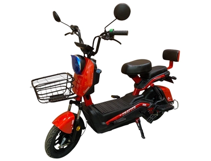 Електроскутер Corso «CRAFTER» CR-808002, двигун 500W, акумулятор 60V/20Ah свинцево-кислотний, червоний, колеса 10"