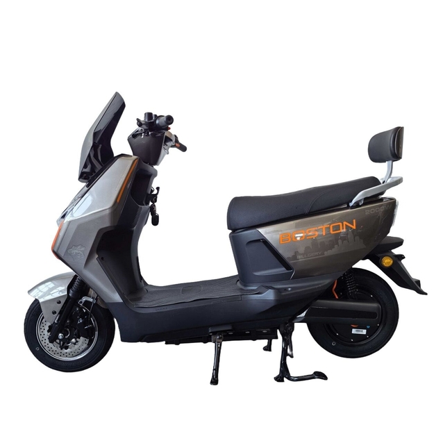 Електроскутер Corso «DEXTER» BT-036677, двигун 2000W, акумулятор  72V 35Ah графеновий, сірий, колеса 10" + 1 ящик. акум фото westvelo.com