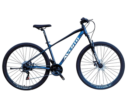 Велосипед 29 AL Corso «AVENTO» AT-84229 алюміній 17", (к-т SHIMANO) чорно-синій