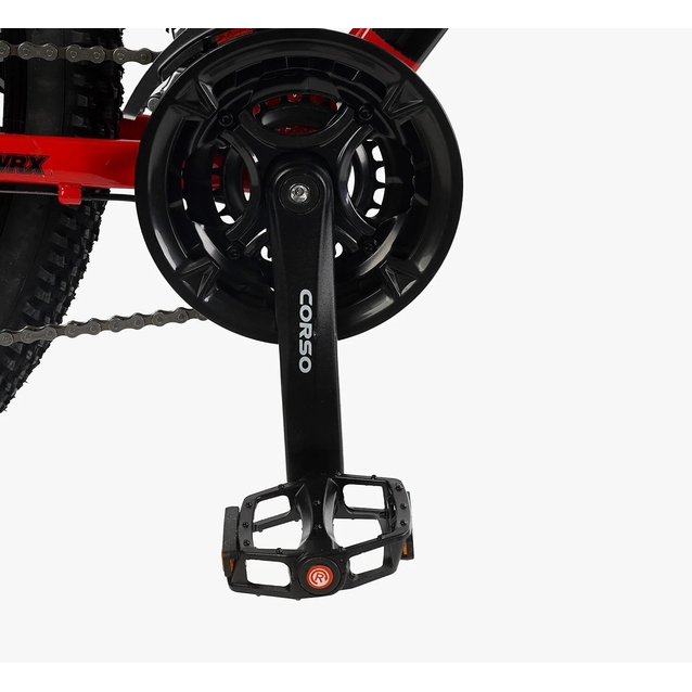 Велосипед 29 AL Corso «X-POWER» PW-80198 алюміній 21", (к-т SHIMANO) чорно-червоний фото westvelo.com