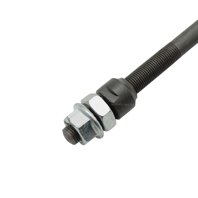 Вісь задньої втулки мтв Тайвань без пильників сіра L-180мм фото westvelo.com