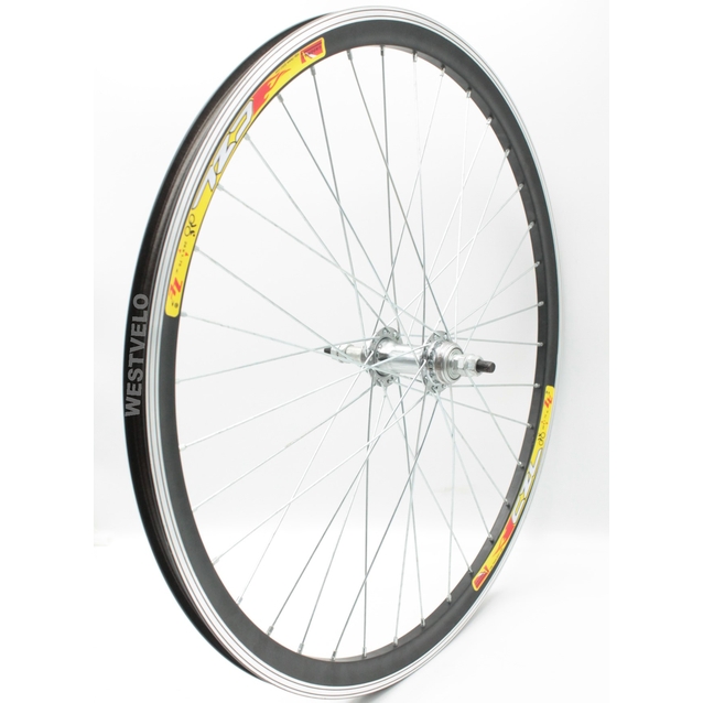 Колесо 26 зад, обід 2-ний чорний, вт. ST. на віночках, диск різьба фото westvelo.com