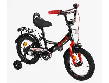 Дитячий велосипед 14 ST Corso «MAXIS» CL-14602 чорний