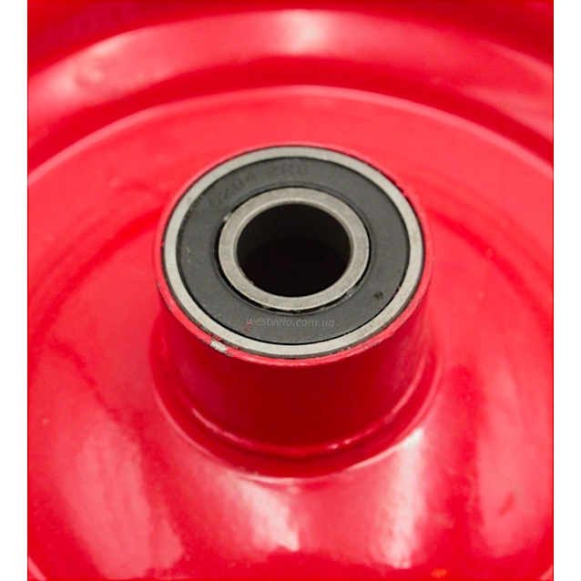 Колесо тачки "8" 3.50-8 під вісь Ø20 (6204 підшипник) фото westvelo.com