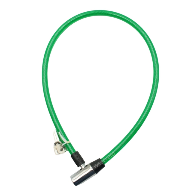 Замок метал на ключ Є на 0,8m (різні кольори) фото westvelo.com