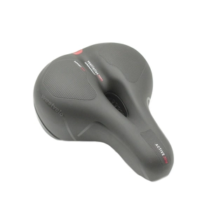 Сідло на демпферах з отвором SPORT ACTIVE м'яке + мигалка USB з катафотом