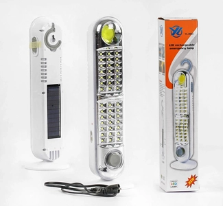 Ліхтар світлодіодний акумуляторний YL-8683, 220V, сонячна батарея, 2 режими