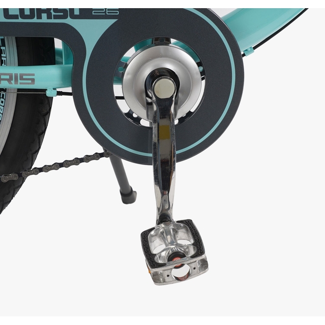 Міський велосипед 26 ST Corso «POLARIS» PS-63909 сталь 16,5", (к-т SHIMANO) блакитний (+к/к/б) фото westvelo.com