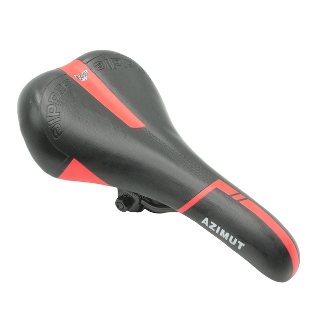 Сідло мтв AZIMUT чорно-червоне фото westvelo.com