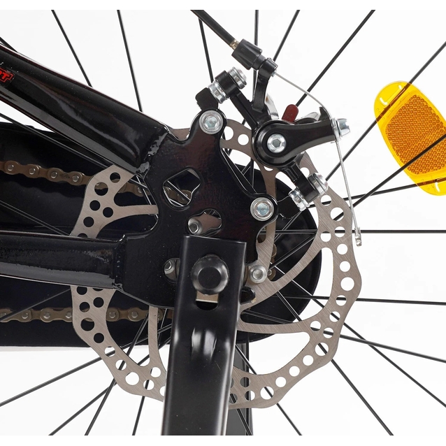 Дитячий велосипед 20 ST Corso «FALCON» FL-20365 дискові гальма, чорно-червоний фото westvelo.com