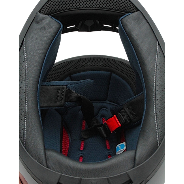 Мото шолом, закритий (L) "224" чорний, глянцевий фото westvelo.com