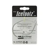 Світловідбиваючі кліпси ICE TOOLZ (721D2 S4) сталеві, нікельні (2шт) (із дефектом) (Тайвань) фото westvelo.com