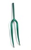 Вилка 28 сталева Ø25.4mm L-230mm р.з L-100mm зелена фото westvelo.com
