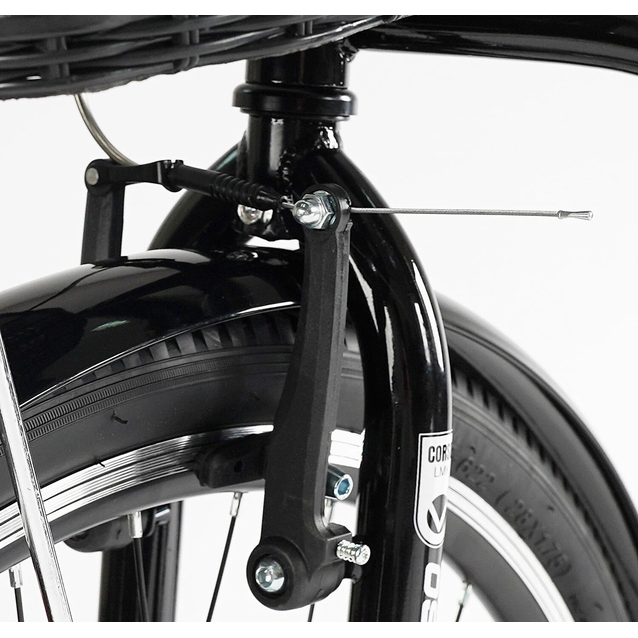 Міський велосипед 28 ST Corso «FORTUNA» FR-28175 сталь 20", чорний (+к/к/б) фото westvelo.com