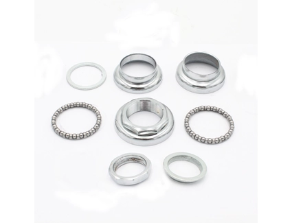 Рульовий набір для самоката різьбовий Ø28.6 нікель Ø чашки  в раму 34 мм