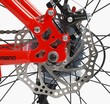Велосипед 27.5 ST Corso «REND» RD-50401 сталь 15", (к-т SHIMANO) чорно-червоний фото westvelo.com
